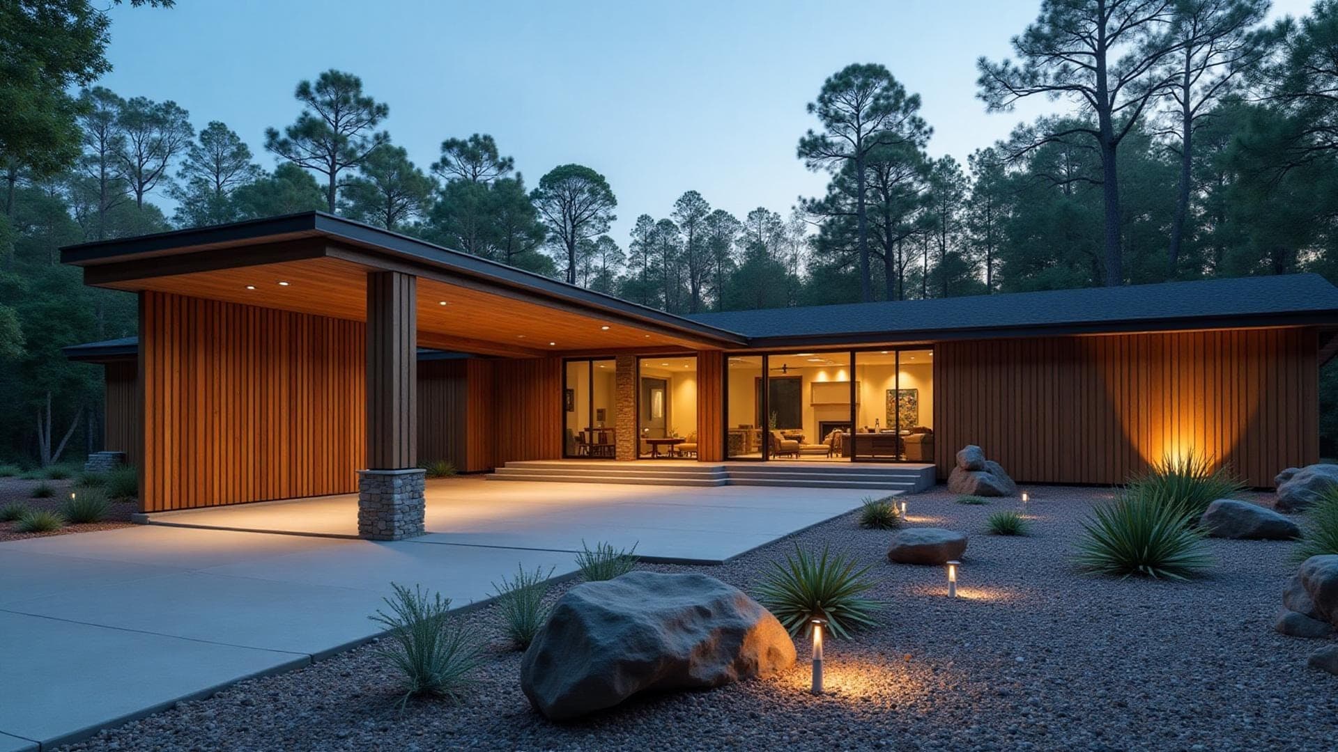 Modern Atlanta home protected by professional radon mitigation system