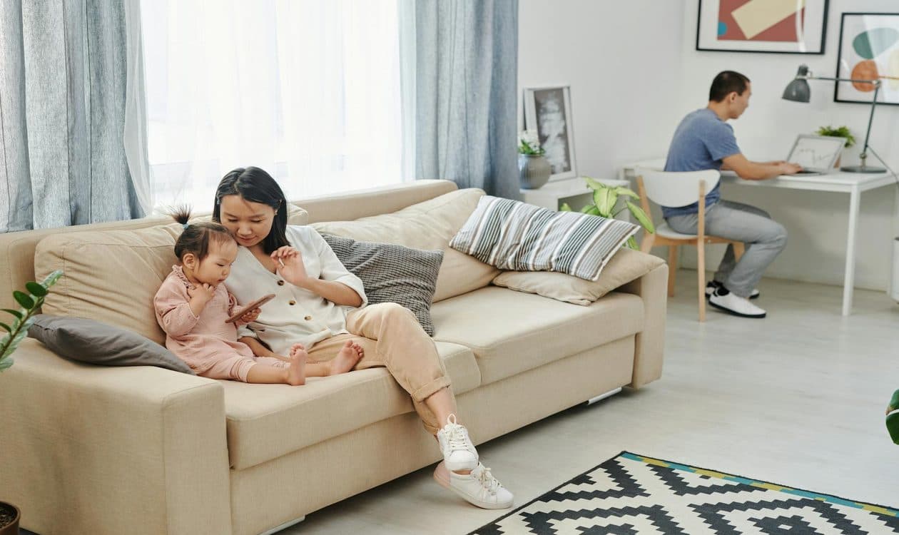 Family in Snellville Georgia home where radon testing is recommended