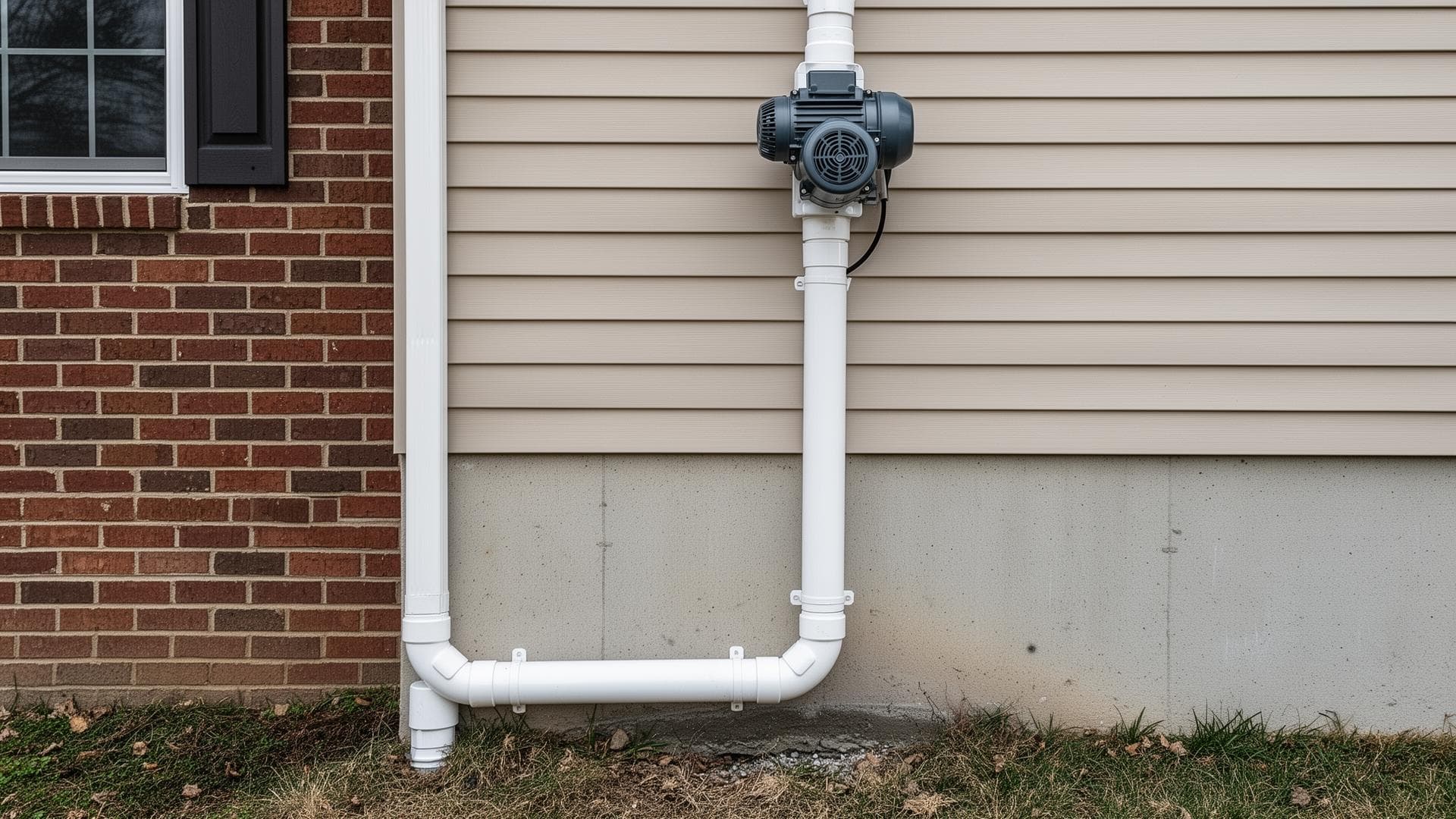 Professional radon mitigation system installation in Marietta Georgia