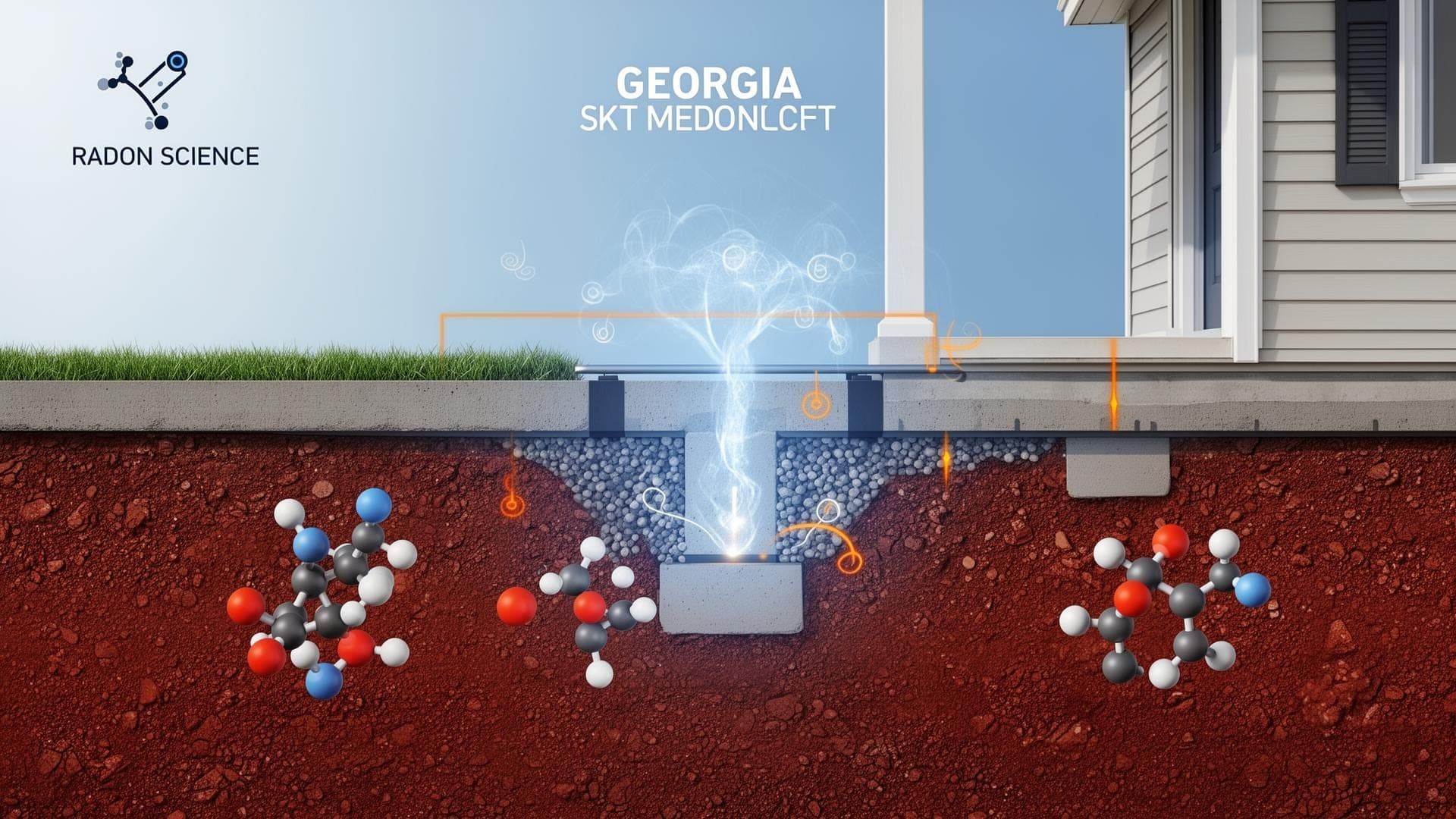 Scientific visualization of radon gas and its effects on Georgia homes