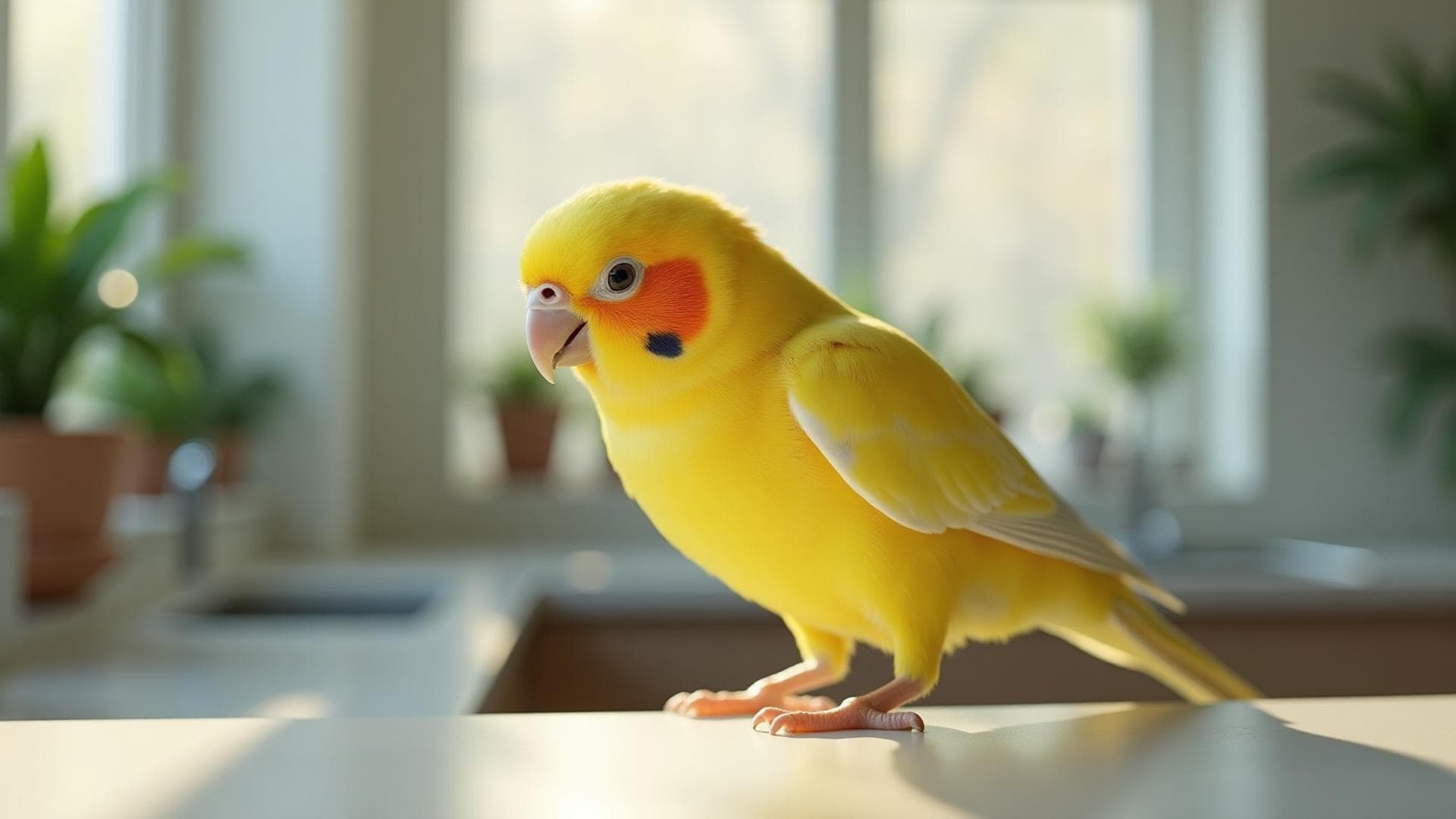 Small pets in safe home environment