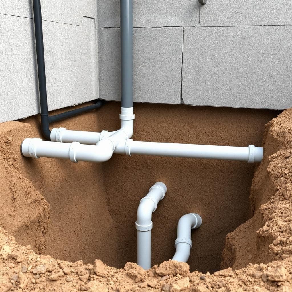 Sub-slab depressurization radon mitigation system installed in Atlanta GA